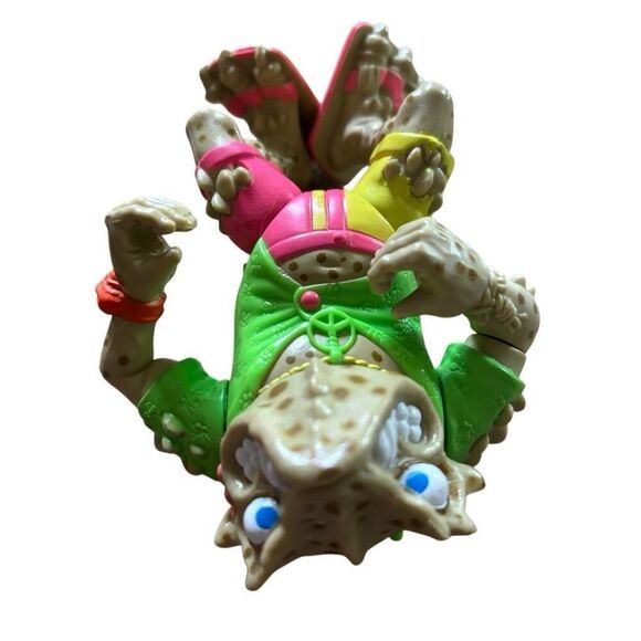 Teenage Mutant Ninja Turtles Napoleon Bonafrog 1990 Action Figure & Acc. - Picture 3 of 6